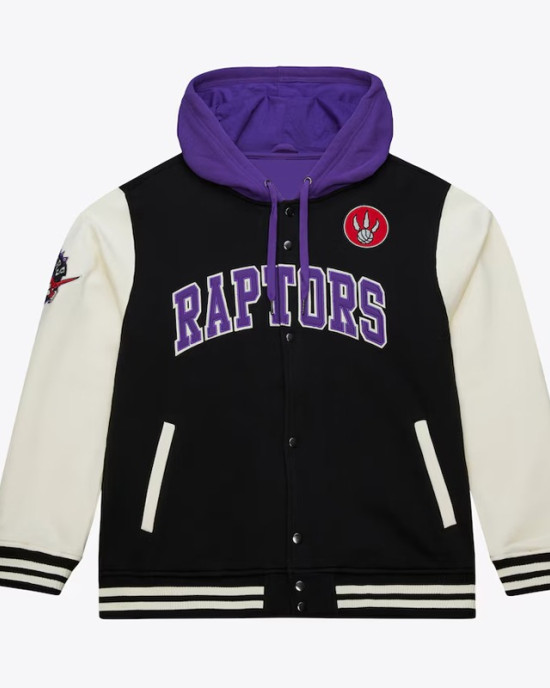 Toronto Raptors Courtside Varsity Fleece Jacket