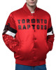Toronto Raptors Triple Option Varsity Satin Jacket