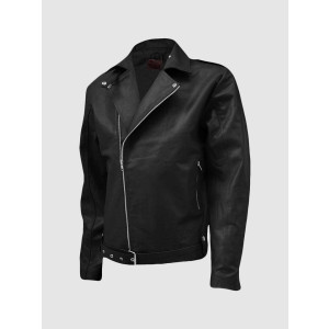 Traditional Men’s Leather Biker Jacket