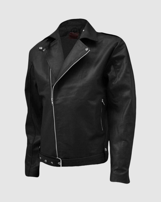 Traditional Men’s Leather Biker Jacket Traditional Men’s Leather Biker Jacket