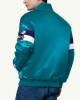 Triple Option Charlotte Hornets Teal Varsity Satin Jacket