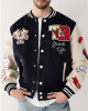 True Religion Spliced Black Varsity Jacketneteen Jacket True Religion Spliced Black Varsity Jacketneteen Jacket