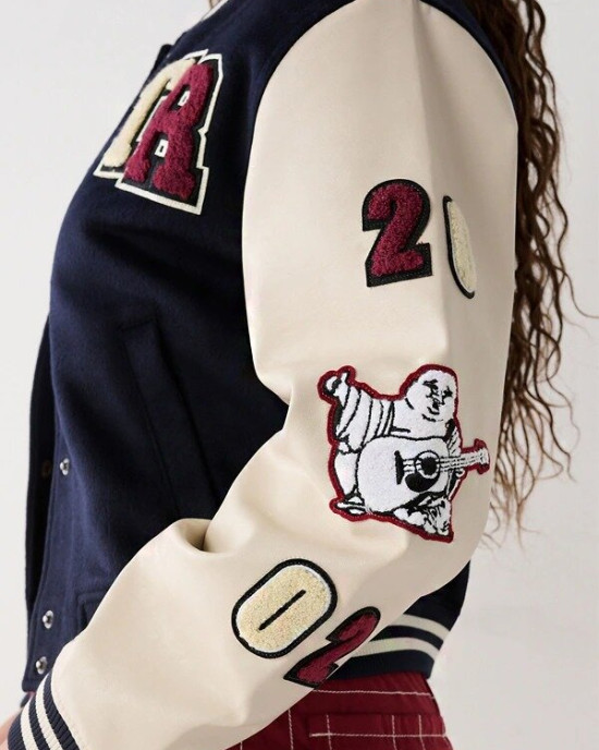 True Religion Wool Varsity Jacket