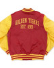 Tuskegee University Crimson and Gold Baseball Jacket Tuskegee University Crimson and Gold Baseball Jacket