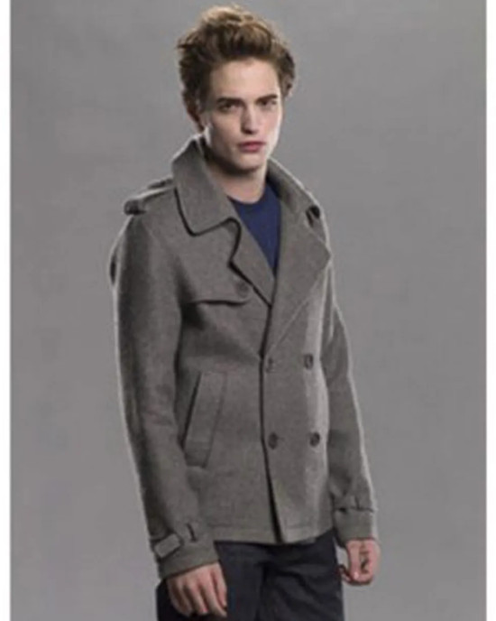 Twilight Edward Cullen Grey Peacoat Twilight Edward Cullen Grey Peacoat