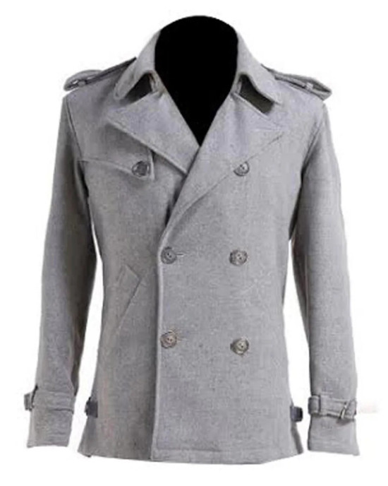 Twilight Edward Cullen Grey Peacoat Twilight Edward Cullen Grey Peacoat