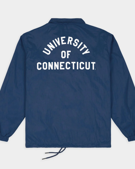 Uconn Huskies 1970’s Logo Coaches Jacket