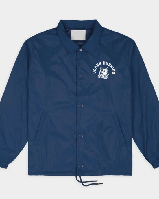 Uconn Huskies 1970’s Logo Coaches Jacket