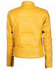Uma Thurman Kill Bill Yellow Leather Jacket