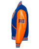Unisex Savannah State University Blue and Orange Varsity Jacket Unisex Savannah State University Blue and Orange Varsity Jacket