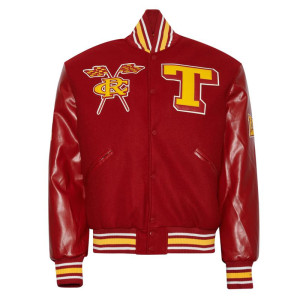 Unisex Tuskegee University Red Varsity Jacket