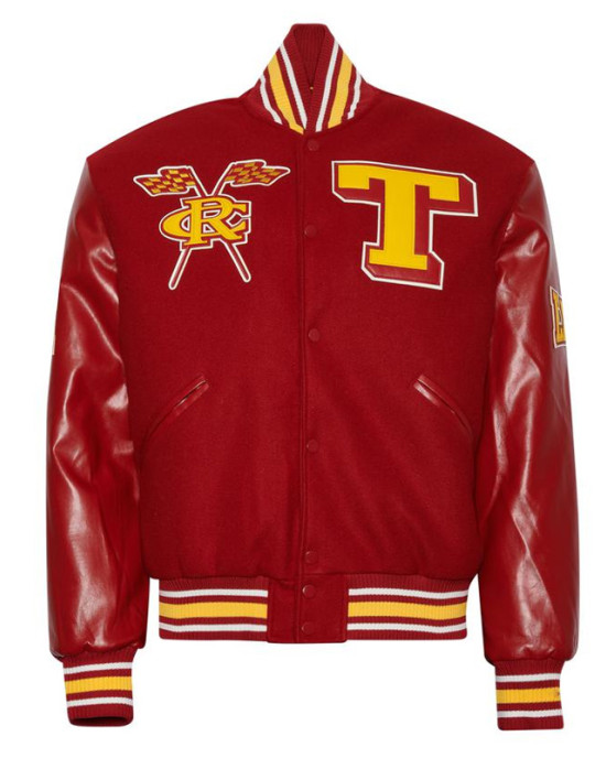 Unisex Tuskegee University Red Varsity Jacket