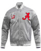University of Alabama Classic Rib Satin Jacket University of Alabama Classic Rib Satin Jacket