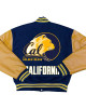 University of California Golden Bears Navy and Yellow Varsity Jacket University of California Golden Bears Navy and Yellow Varsity Jacket