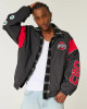 University Ohio State Windbreaker Black Full-Zip Polyester Jacket University Ohio State Windbreaker Black Full-Zip Polyester Jacket