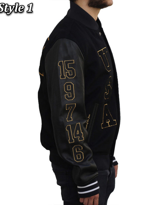 USA Dream Team Destroyed Varsity Jacket USA Dream Team Destroyed Varsity Jacket