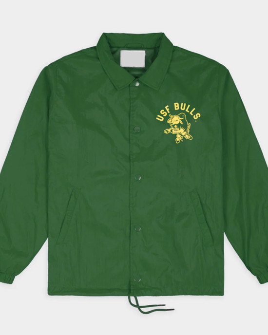 USF Bulls Vintage Golden Brahman Coaches Jacket