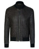 Usher Quilted Black Leather Jacket