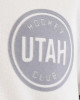 Utah Hockey Club White Striped Fleece Jacket
