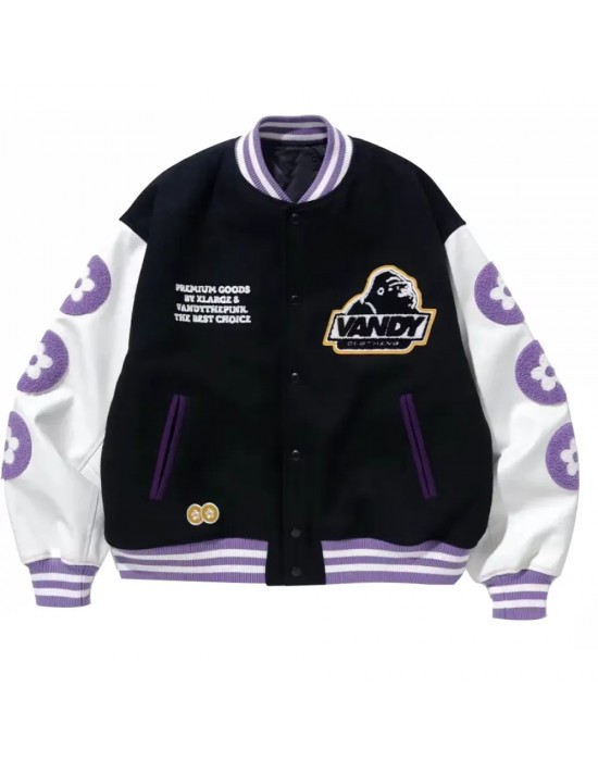 Vandy The Pink X Xlarge Wool Varsity Jacket