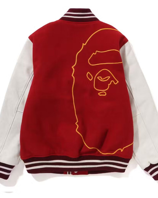 Varsity Giant Ape Head Bape Jacket Varsity Giant Ape Head Bape Jacket