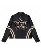 Varsity La Fam Retro Leather Jacket