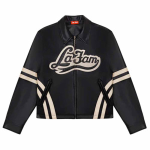 Varsity La Fam Retro Leather Jacket