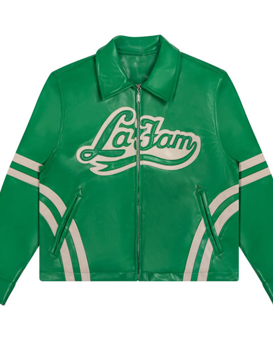 Varsity La Fam Retro Leather Jacket Varsity La Fam Retro Leather Jacket