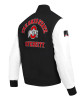 Varsity Ohio State University Classic Rib Wool Black and White  Jacket