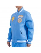 Varsity Southern University Jaguars Light Blue Crest Jacket