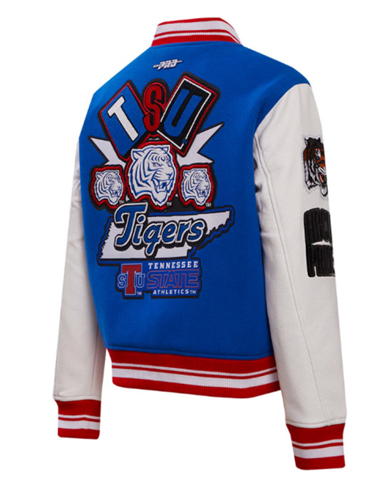 Varsity Tennessee State University Homecoming Royal Jacket Varsity Tennessee State University Homecoming Royal Jacket