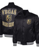 Vegas Golden Knights Adaptive Bold Logo Varsity Satin Jacket