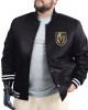 Vegas Golden Knights Adaptive Bold Logo Varsity Satin Jacket