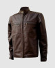 Vintage Brown Leather Jacket