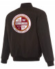 Washington Commanders Black/Gray Full-Zip Reversible Flight Jacket