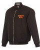 Washington Commanders Black/Gray Full-Zip Reversible Flight Jacket
