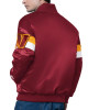 Washington Commanders Triple Option Varsity Satin Jacket