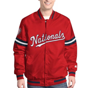 Washington Nationals Varsity Scout Satin Jacket
