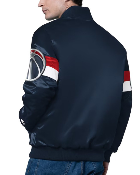 Washington Wizards Triple Option Varsity Satin Jacket