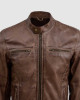 Waxed Brown Leather Jacket Waxed Brown Leather Jacket