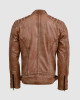 Waxed Distressed Leather Jacket Waxed Distressed Leather Jacket