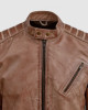 Waxed Distressed Leather Jacket Waxed Distressed Leather Jacket