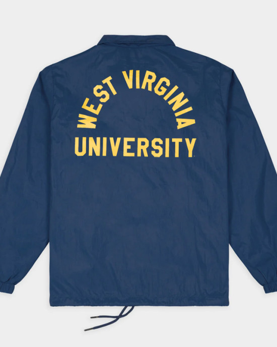 West Virginia Mountaineers Retro Coaches Jacket West Virginia Mountaineers Retro Coaches Jacket