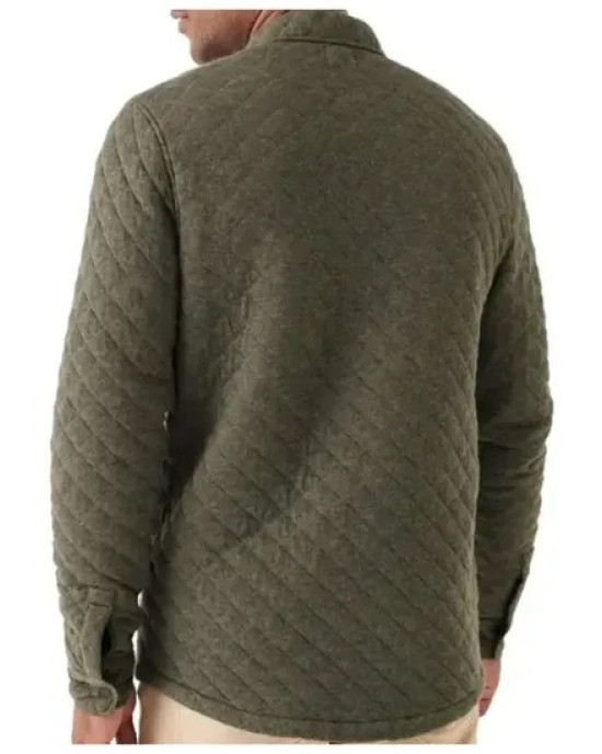 Wild Cards Giacomo Gianniotti Green Quilted Jacket