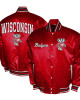 Wisconsin Badgers Club Satin Jacket