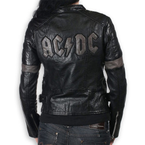Women’s Megyn AC/DC Leather Jacket