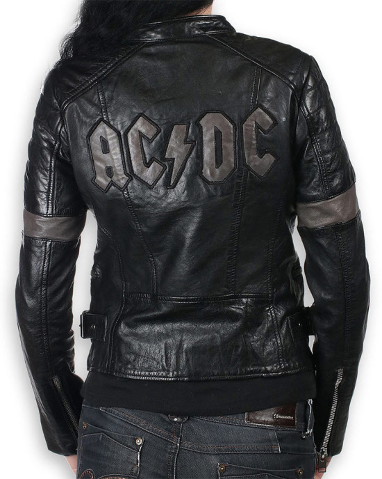 Women’s Megyn AC/DC Leather Jacket Women’s Megyn AC/DC Leather Jacket