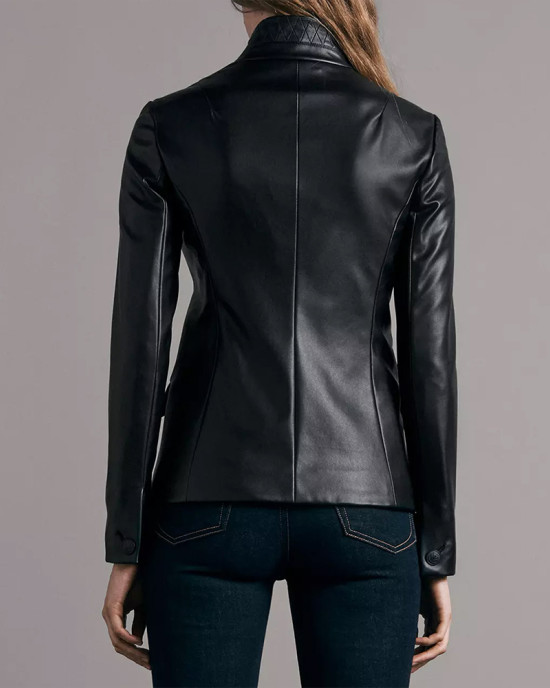 Women’s Slade Leather Blazer Women’s Slade Leather Blazer