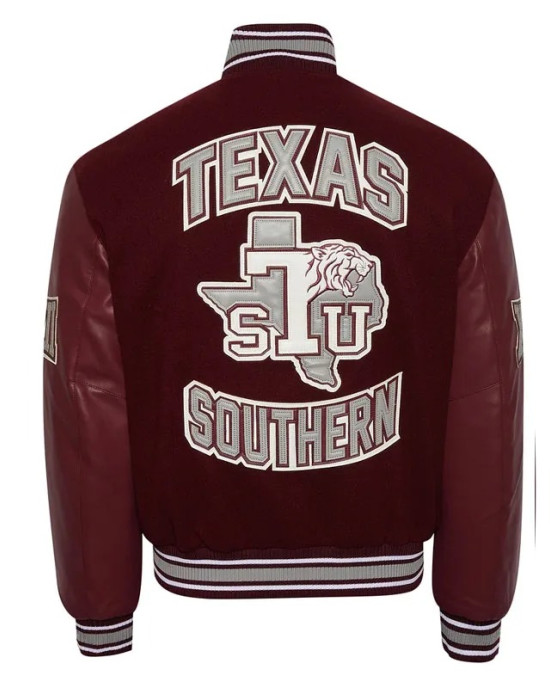 Women’s Texas Southern University Cropped Varsity Jacket Women’s Texas Southern University Cropped Varsity Jacket