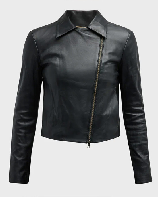 Women’s Vince Zip Front Leather Jacket Women’s Vince Zip Front Leather Jacket